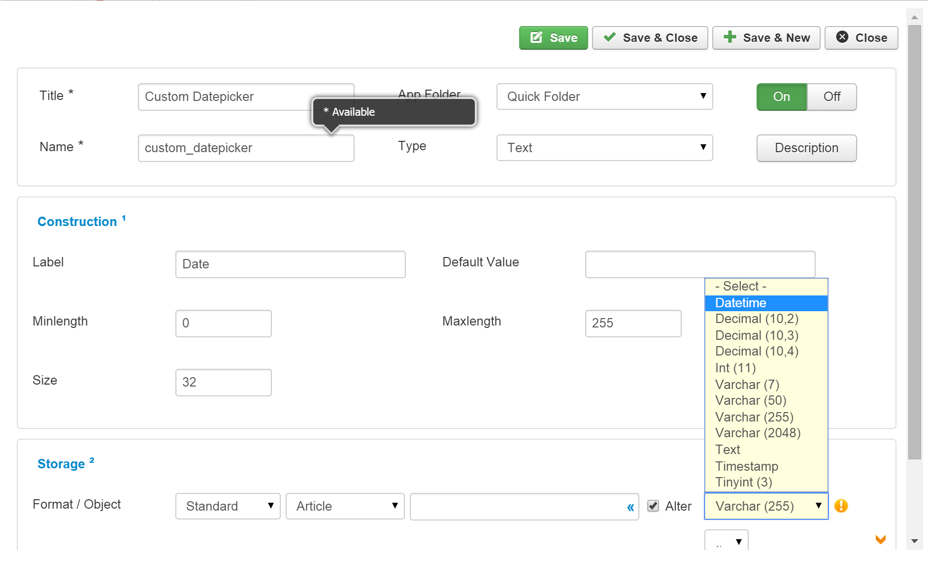 datepicker settings 1